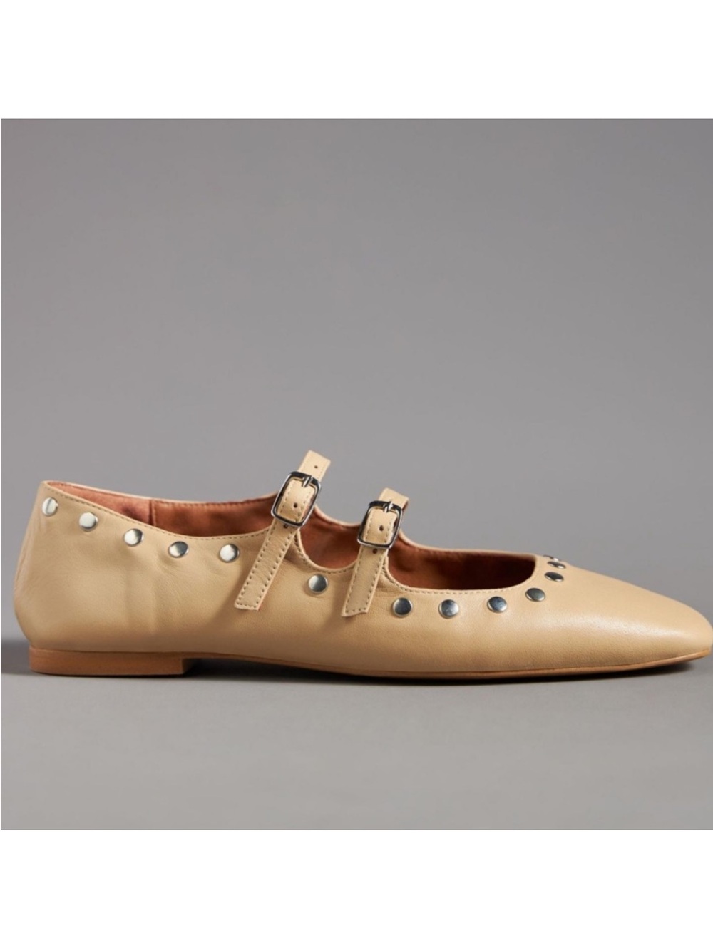 Anthropologie studded flats